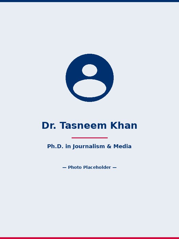 Dr. Tasneem Khan