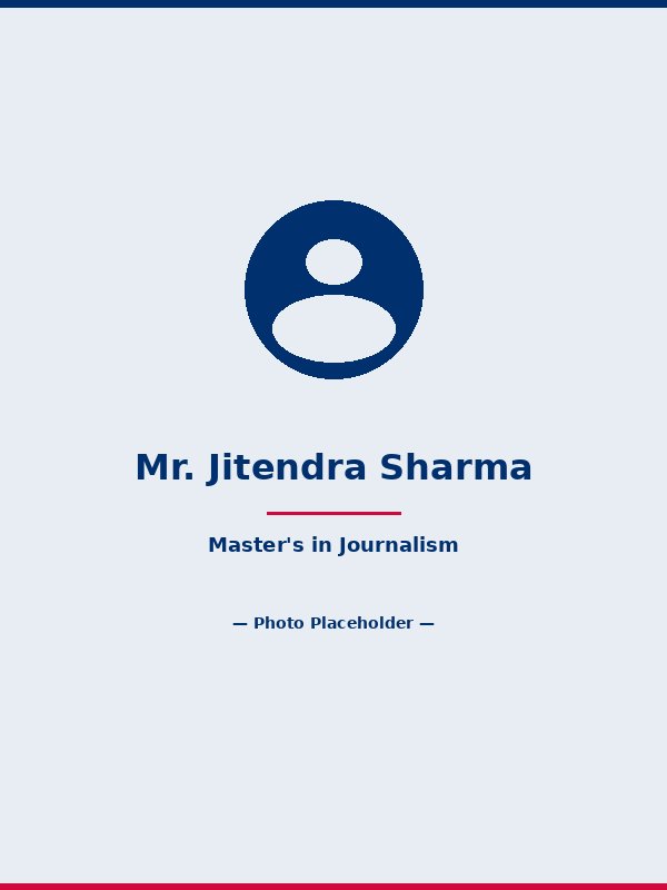 Mr. Jitendra Sharma